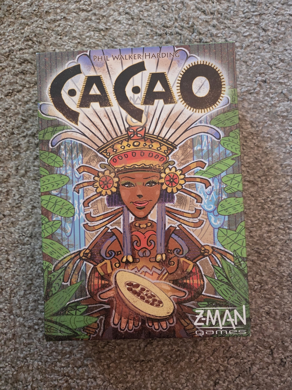 Cacao Board Game With Chocolatl Expansion by Z-Man Games Out Of Print (1 Box)